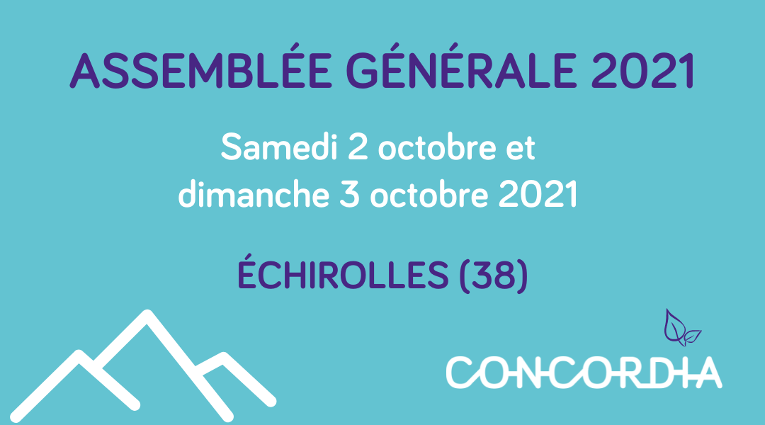 Concordia - Participez à l'AG 2021 !