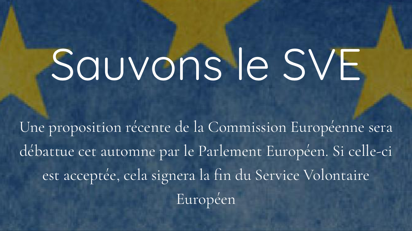 Concordia - "Sauvons le SVE", Concordia signataire de la pétition