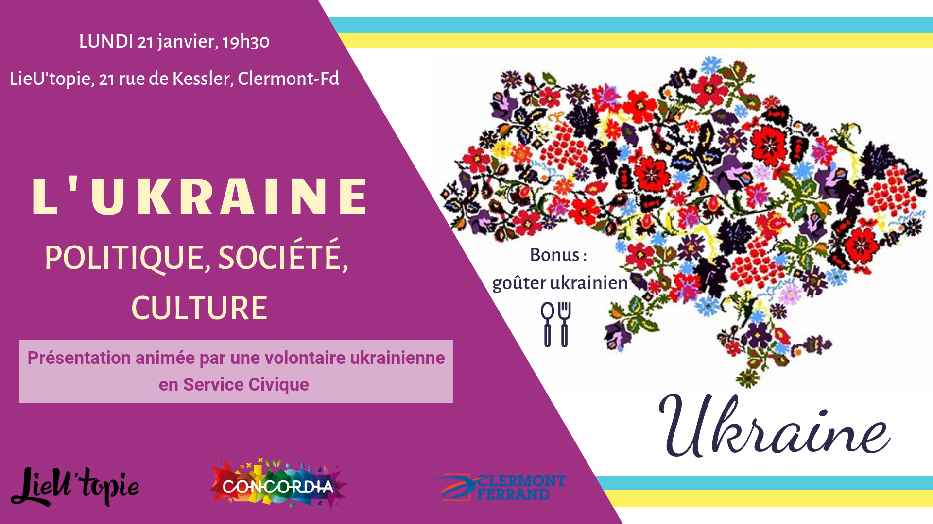 Concordia - Café Citoyen "L'Ukraine : politique, société, culture"