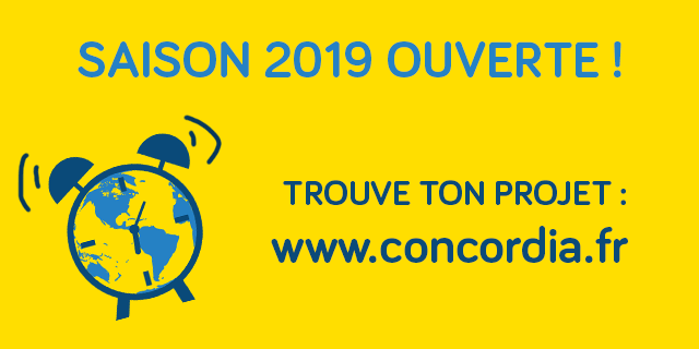 Concordia - La Saison 2019 est ouverte !